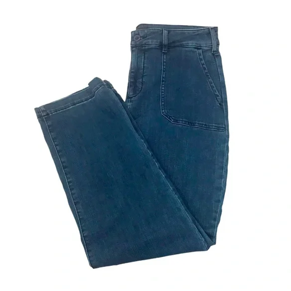 NYDJ Womens MDNMMA2558 Straight Ankle Chino Jeans - Blue - Picture 2 of 9